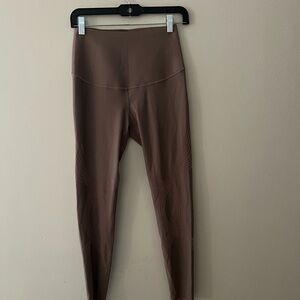 Brown High-Waisted Leggings
